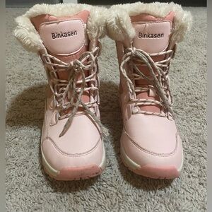 Pink Winter Boots